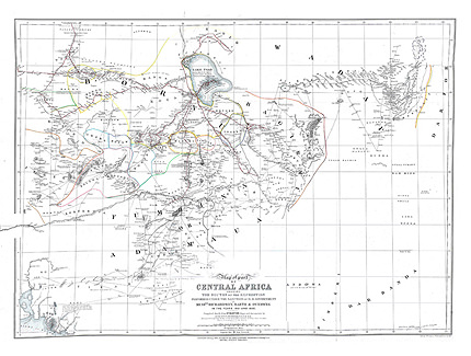 Map of part of Central Africa